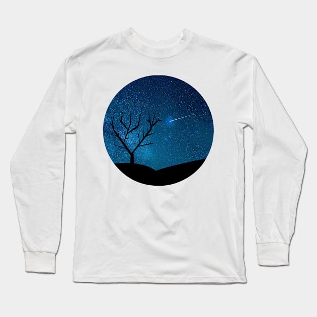 Stars in the sky Long Sleeve T-Shirt by Aurealis